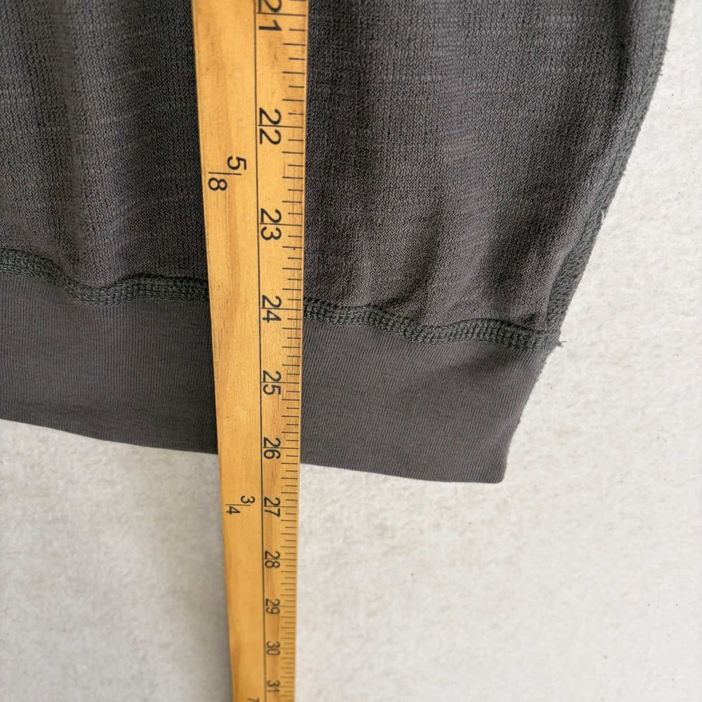 Buck Mason Slub Cotton Crewneck Sweatshirt Charcoal Gray Mens Medium Pullover - Picture 8 of 8